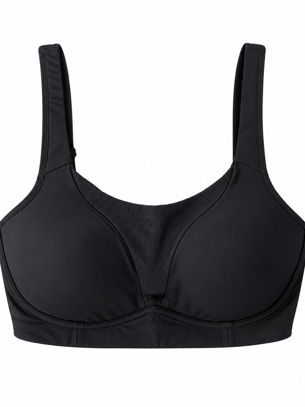 lululemon athletica Black High-Support Sports Bra with Perforated Center